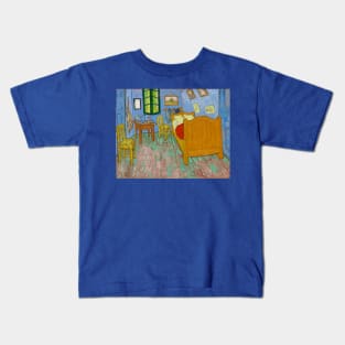 Bedroom in Arles Kids T-Shirt